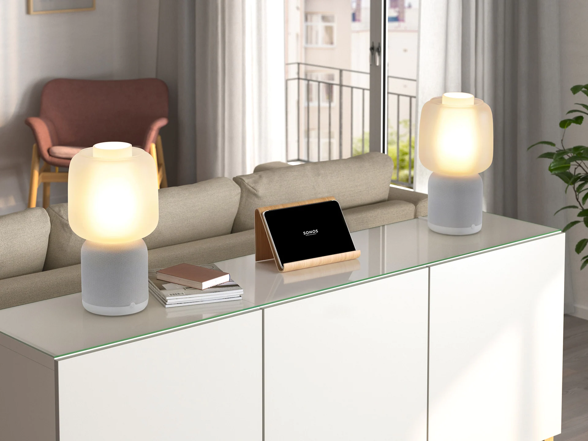 Enceintes Ikea symfonisk sans fil alimentées par sonos compatibles avec le meilleur système de son musical soundsuit pour les restaurants et les magasins