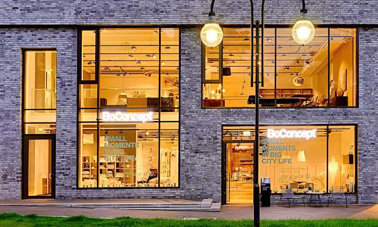 Music for Design Showrooms: BoConcept flagship stores in Frankfurt